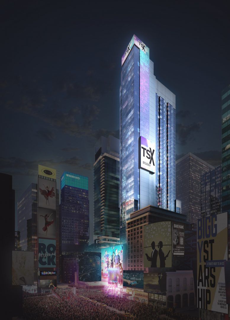 TSX Broadway’s New Superstructure Nears Halfway Mark At 1568 Broadway In Times Square